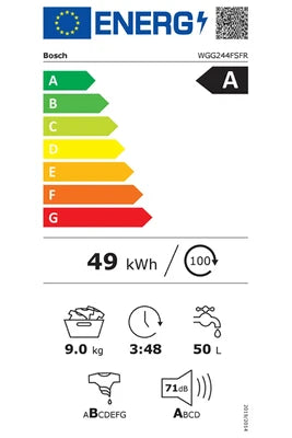 Lave-linge hublot Bosch WGG244FSFR