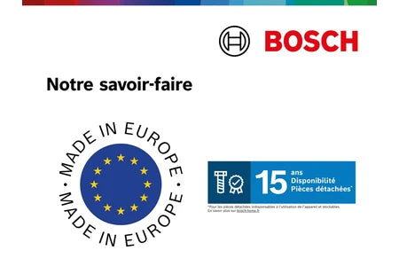 Sèche-linge pompe à chaleur Bosch WQG1421SFR SERINITY