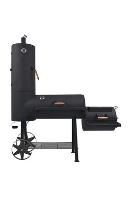 : Barbecue à charbon VIDAXL XXL Noir – Barbecue charbon avec étagère inférieure – Grill extérieur grande capacité