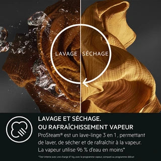 Lave-linge séchant Aeg LWR73A1176V