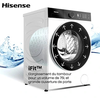 Lave-linge hublot Hisense 5i WF5I1245BWR