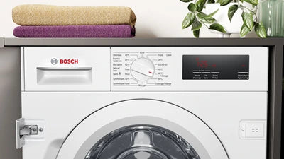 Lave-linge hublot Bosch Lave linge encastrable - WIW24348FF série 6 - 7 kg - Blanc
