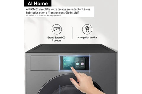 Lave-linge hublot Samsung WF90F09C4S BESPOKE AI