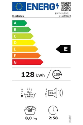 Sèche-linge pompe à chaleur Electrolux  ew7h5125eu