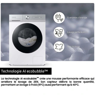 Lave-linge hublot Samsung WW90DB7U94GE BESPOKE AI