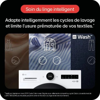 Lave-linge hublot Lg F34X71WHST