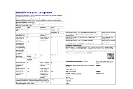 Sèche-linge pompe à chaleur Samsung DV90DB7845GE Blanc