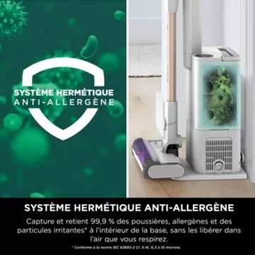 Aspirateur balai SHARK DetectPro avec base de vidage automatique IW3611EU