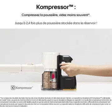 Aspirateur balai LG CordZero A9 Kompressor A9T-ULTRA1C