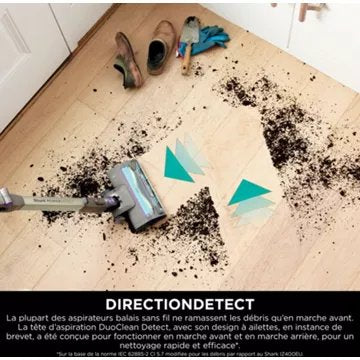 Aspirateur balai SHARK PowerDetect avec base de vidage automatique IP3251EUT